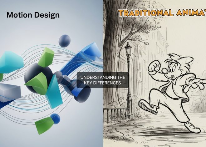 “Motion Design vs. Traditional Animation: Understanding the Key Differences”