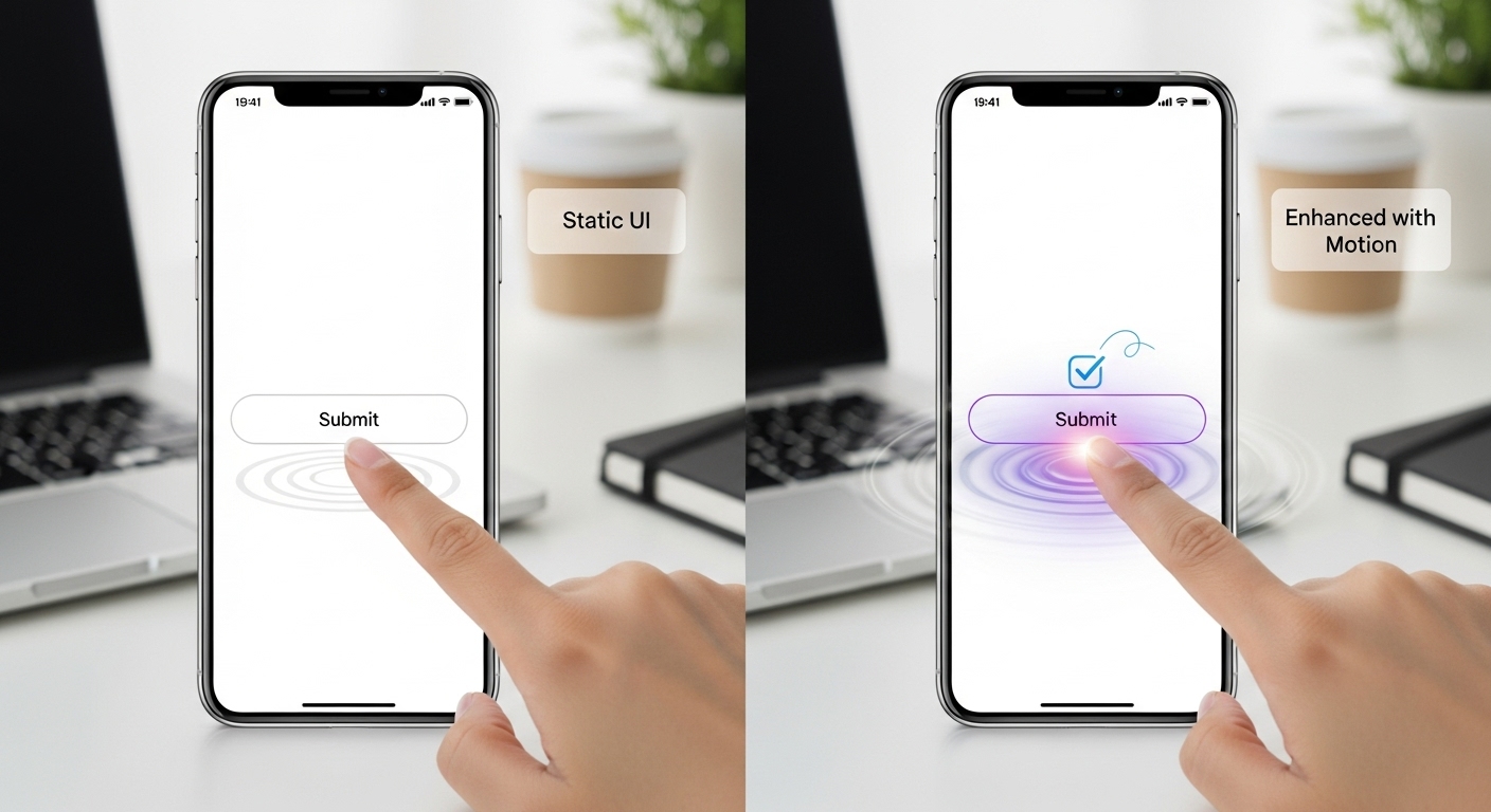 “How Motion Design Enhances User Experience in Mobile Apps”