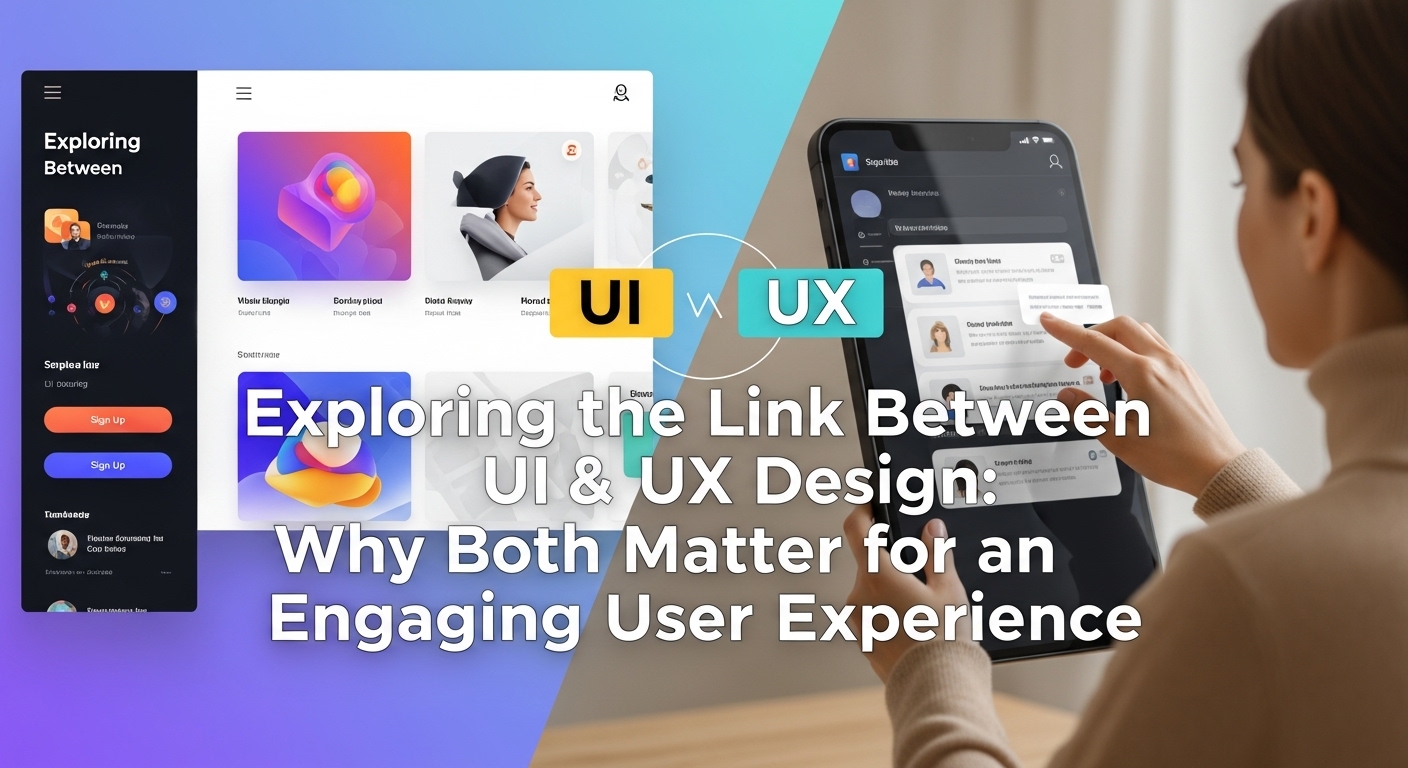 “Exploring the Link Between UI & UX Design: Why Both Matter for an Engaging User Experience”