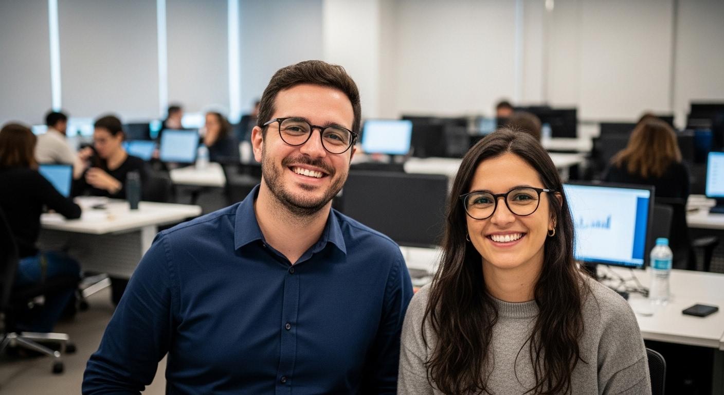 Showroom de design premium brasileiro com madeira, metal e iluminação suave